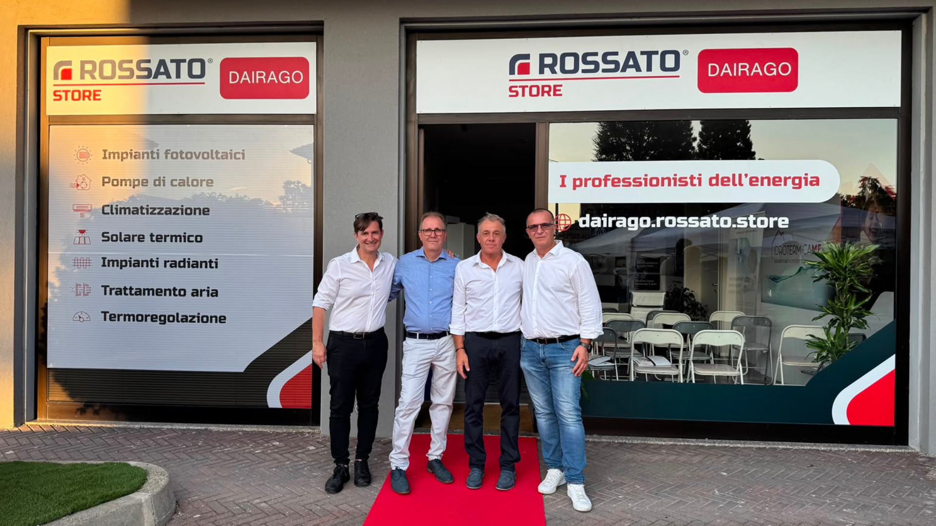 Inaugurazione del nuovo Rossato Store Dairago
